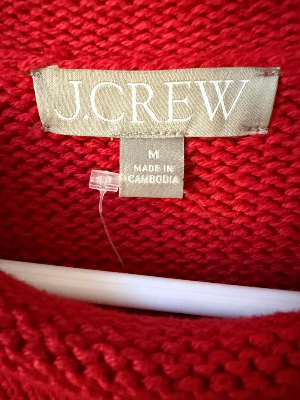 NWT J.Crew Heritage Cotton Rollneck Sweater in Red and Blue Stripe - Picture 11 of 12